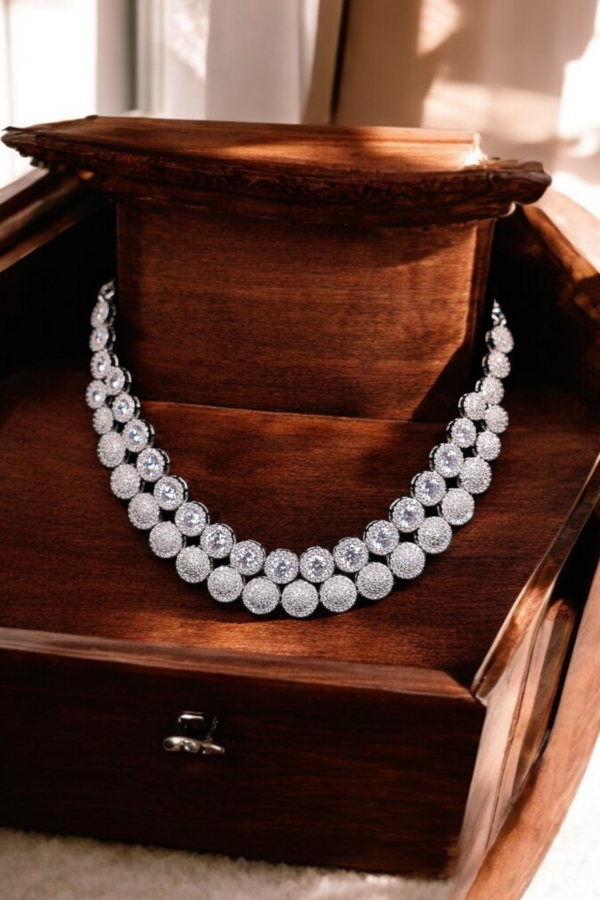 American Diamond Necklace Set