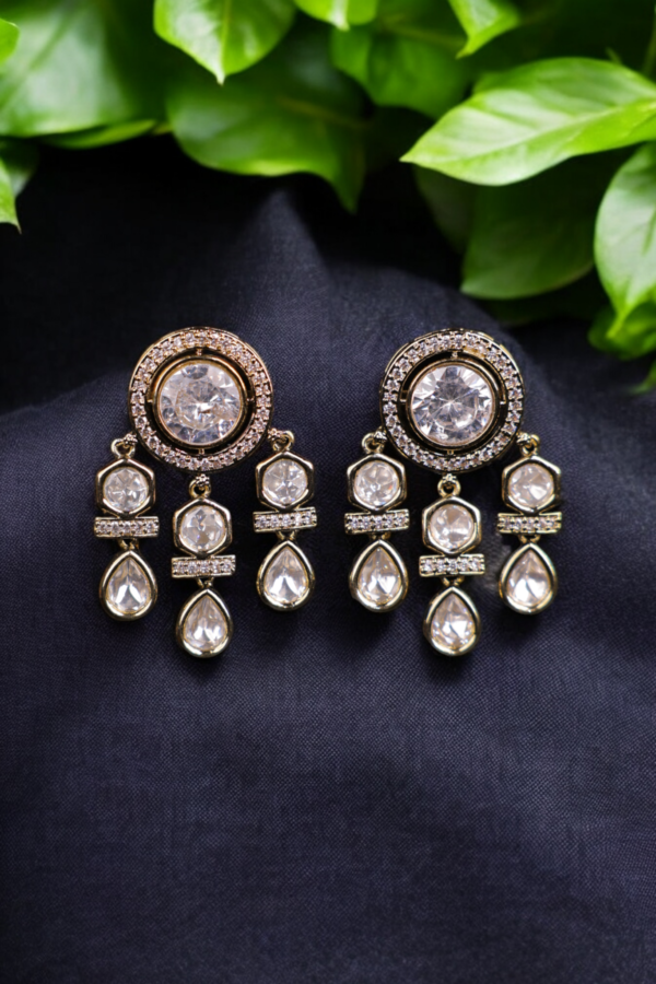 White Stone Kundan Choker Set - Image 2