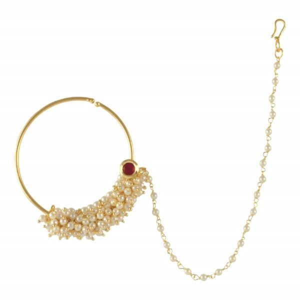 Pearl Cluster Kundan Nath - Image 2