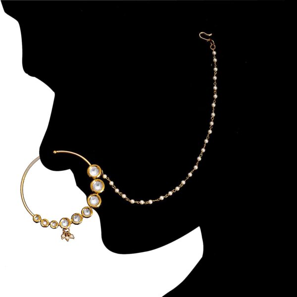 Elegant Kundan Nath - Image 3