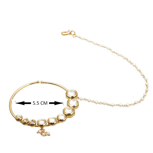 Elegant Kundan Nath - Image 2