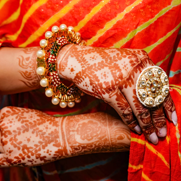 Royal Meenakari Pearl Kada - Set of 1 - Image 3