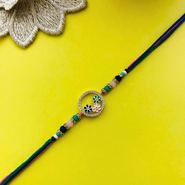 Elegant Floral Rakhi