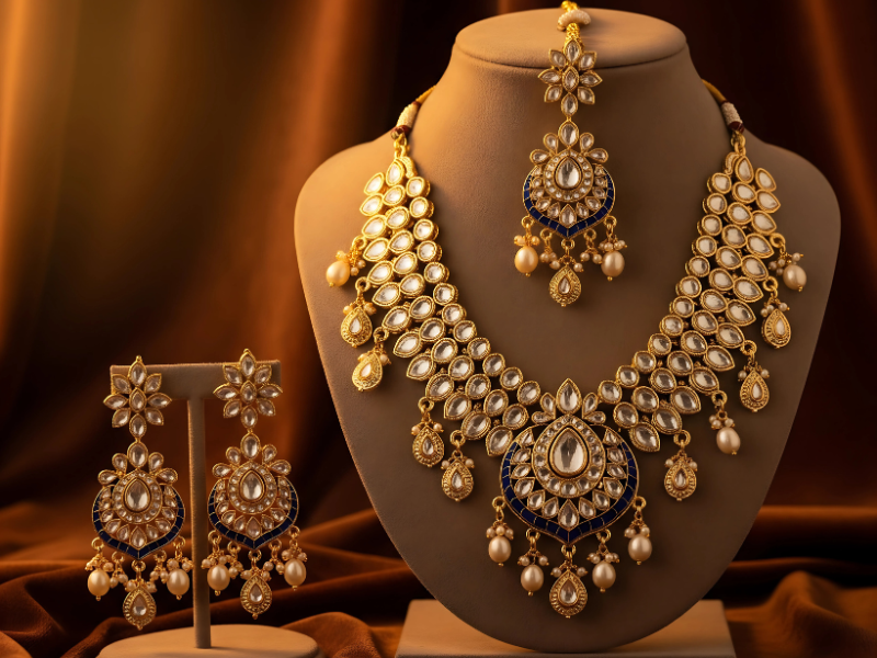 Kundan Jewellery Close-Up | Chinar Jewels